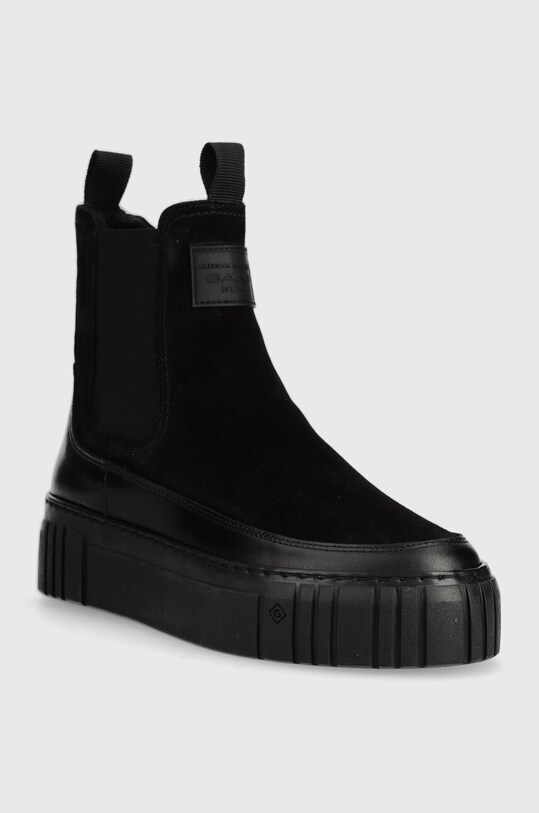 Gant cizme din piele intoarsa Snowmont 27553371.G00 negru AW23