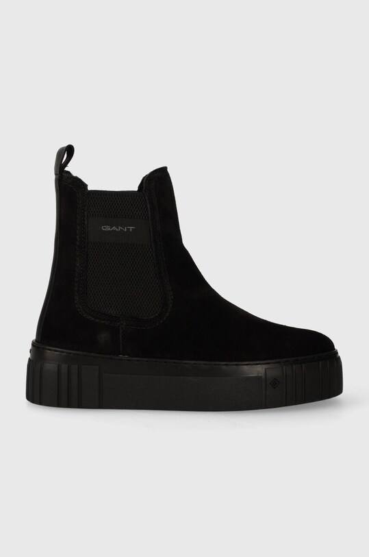 Gant botki zamszowe Snowmont płaski czarny 27553397.G00