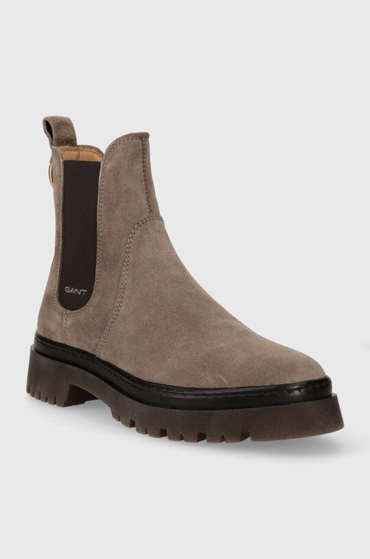 Gant cizme din piele intoarsa Aligrey 27553441.G241 maro AW23
