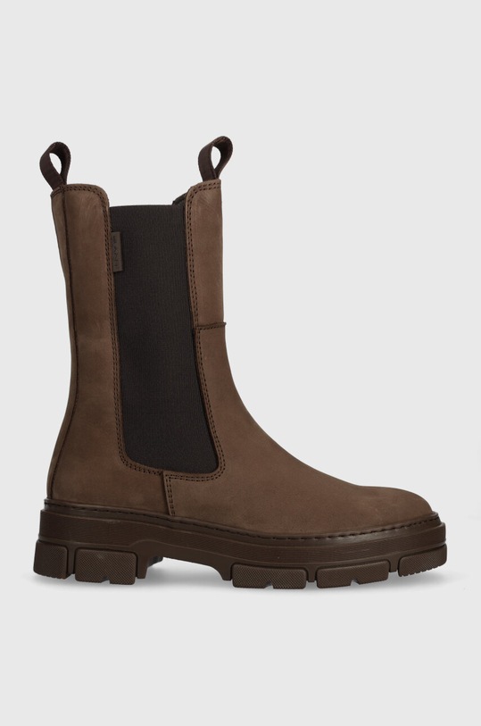 Gant sztyblety zamszowe Monthike tekstylny brązowy 27554390.G46