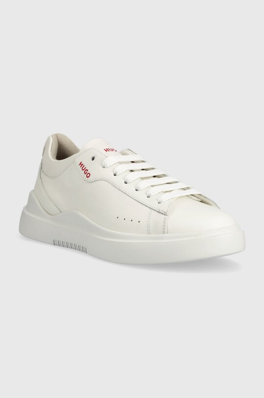 Кожаные кроссовки HUGO Blake 50499253.100 белый AW23