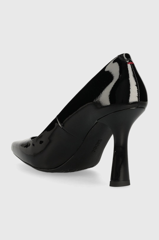 Boty Kožené lodičky HUGO Alexis Pump 90-PT 50494664.001 černá