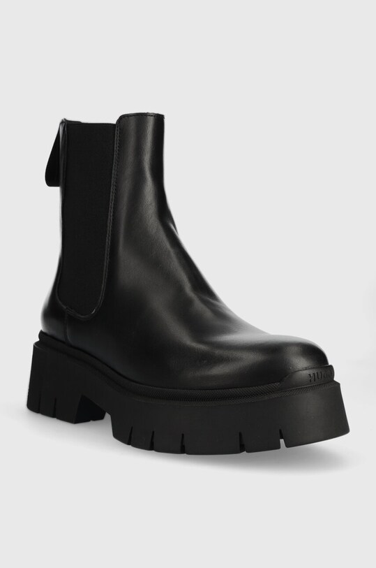 HUGO ghete chelsea de piele Kris 50494677.001 negru AW23