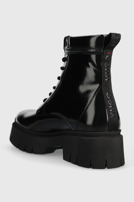 Obuv Kožené členkové topánky HUGO Kris 50498388.001 čierna