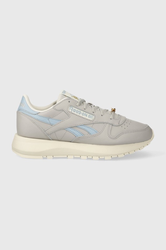 Reebok Classic sneakers din piele CLASSIC LEATHER plată gri 100034459