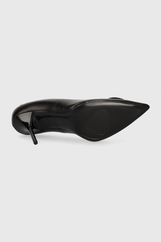 Love Moschino szpilki skórzane JA10139G1HIE0000 czarny