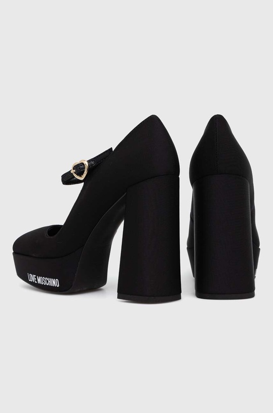 Obuwie Love Moschino czółenka JA1029CG1HIM0000 czarny