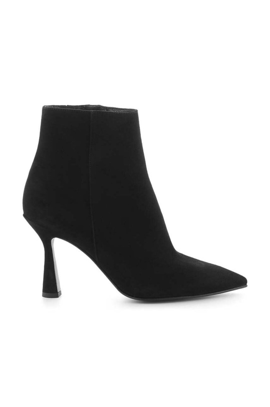 Kennel & Schmenger cizme din piele intoarsa Mona 5-8 cm negru 21.84310.380