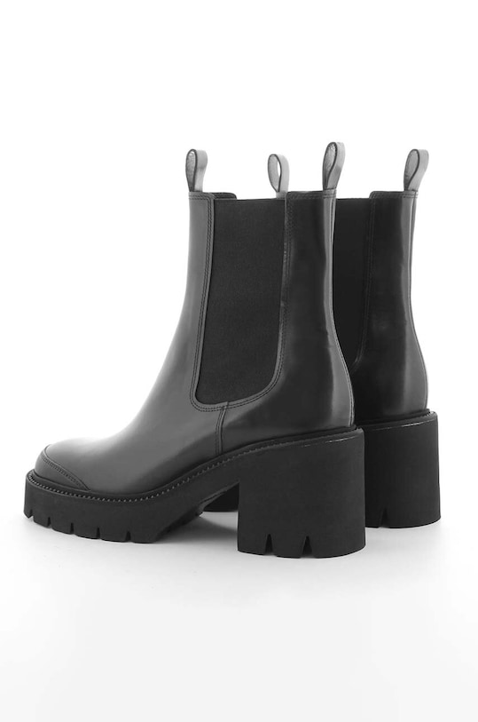 Boty Kožené kotníkové boty Kennel & Schmenger Glossy 21.54580.720 černá