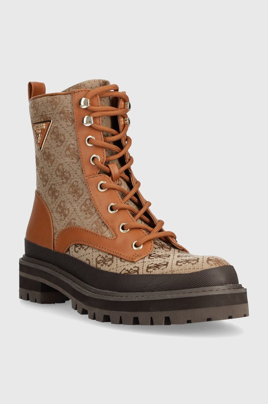 Guess botki BADA FL7BDA.FAL10.BEIBR beżowy AW23