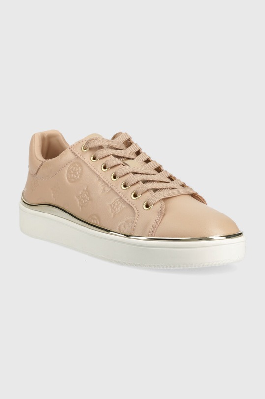 Guess sneakersy skórzane BONNY FL7BNN.FAL12.NUDE beżowy AW23