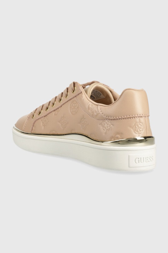 Obuwie Guess sneakersy skórzane BONNY FL7BNN.FAL12.NUDE beżowy