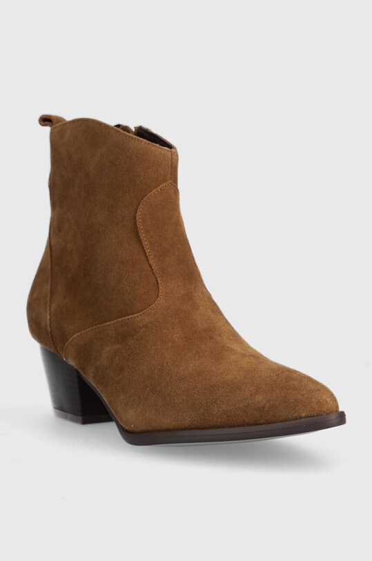 Semišové topánky Guess FL7BOY SUE10 BOYTA FL7BOY.SUE10.COGNA hnedá AW23