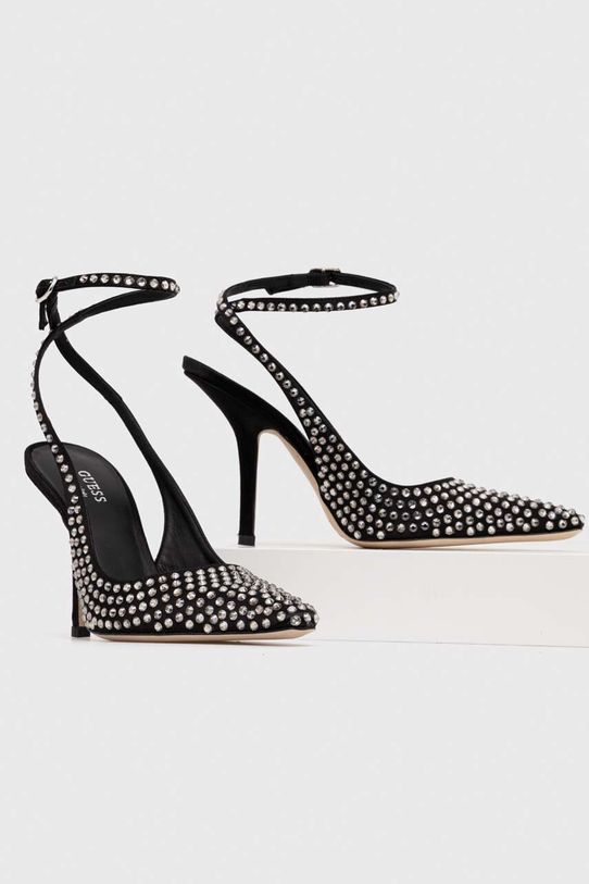 Guess szpilki ESTAR FL7ESA.SAT05.BLACK czarny AW23