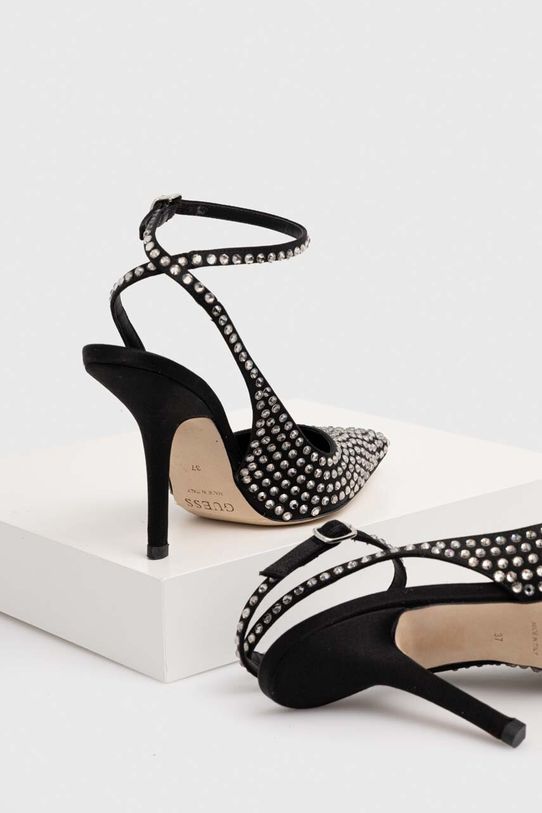 Obuwie Guess szpilki ESTAR FL7ESA.SAT05.BLACK czarny