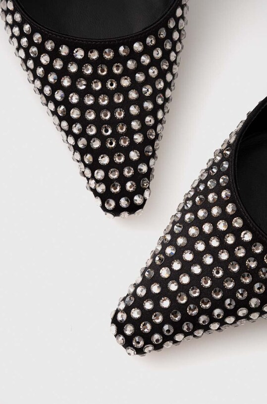 Guess pantofi cu toc FL7ESA SAT05 negru FL7ESA.SAT05.BLACK