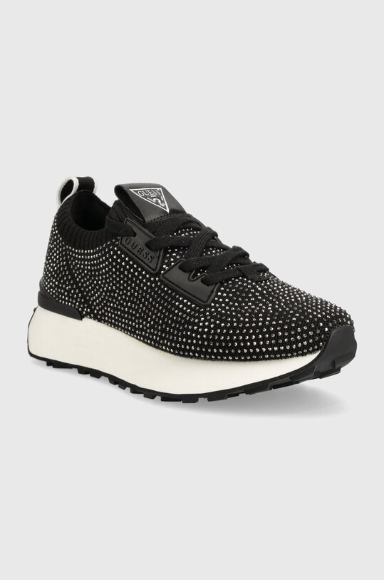 Guess sneakersy LAURINE FL7LAU.FAM12.BLACK czarny AW23