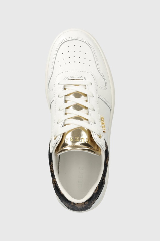 Guess sneakersy LIFET biały FL7LIF.LEA12.WHIBR