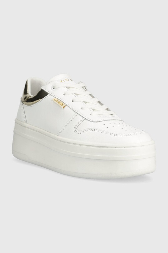 Guess sneakersy LIFET FL7LIF.LEA12.WHIGO biały AW23