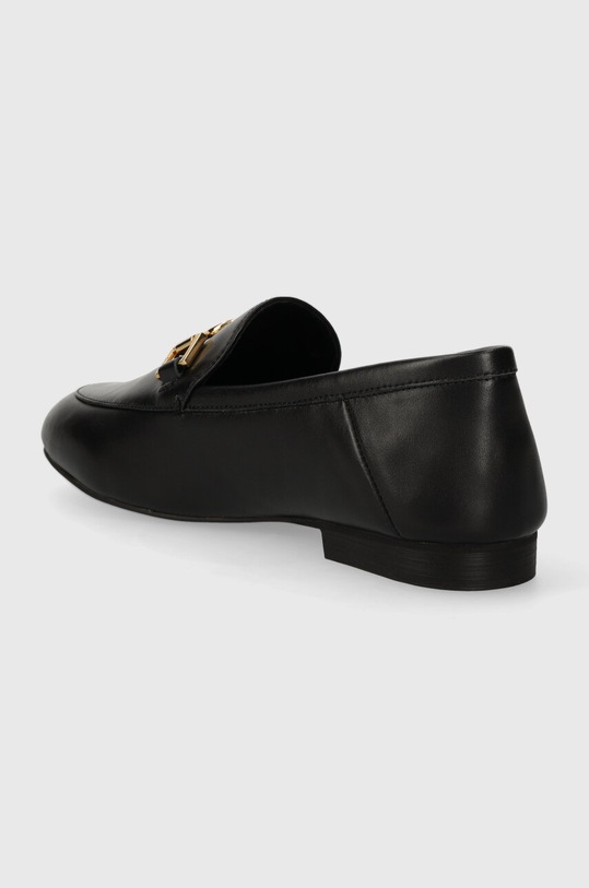 Guess mokasyny skórzane MARTYA czarny FL7MTY.LEA14.BLACK