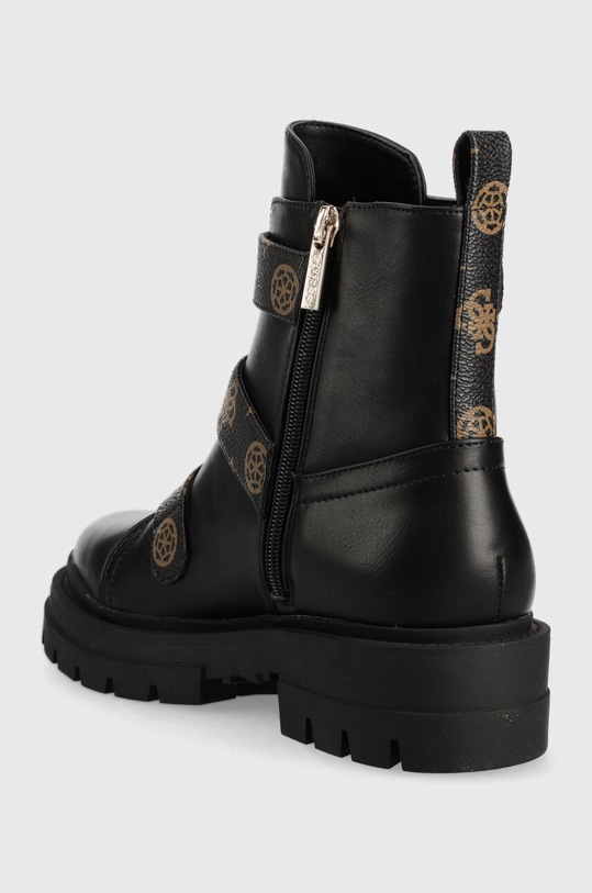 Cipők Guess bokacsizma OBIA2 FL7O2B.LEA10.BLACK fekete