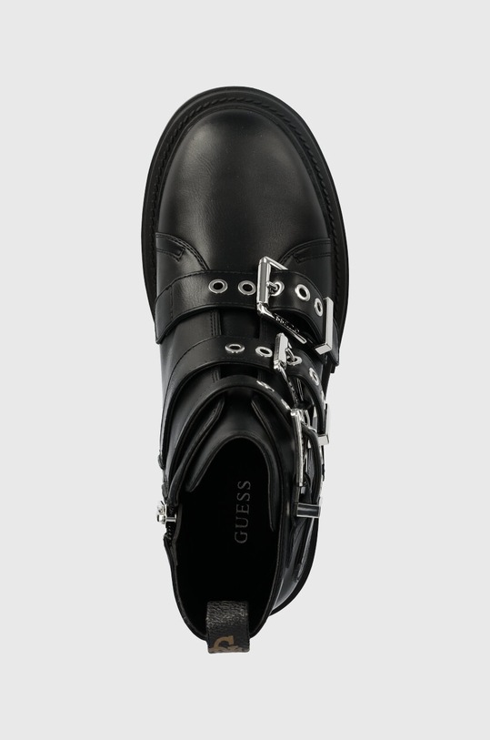 Guess bokacsizma FL7OBI LEA10 OBIA fekete FL7OBI.LEA10.BLKBR