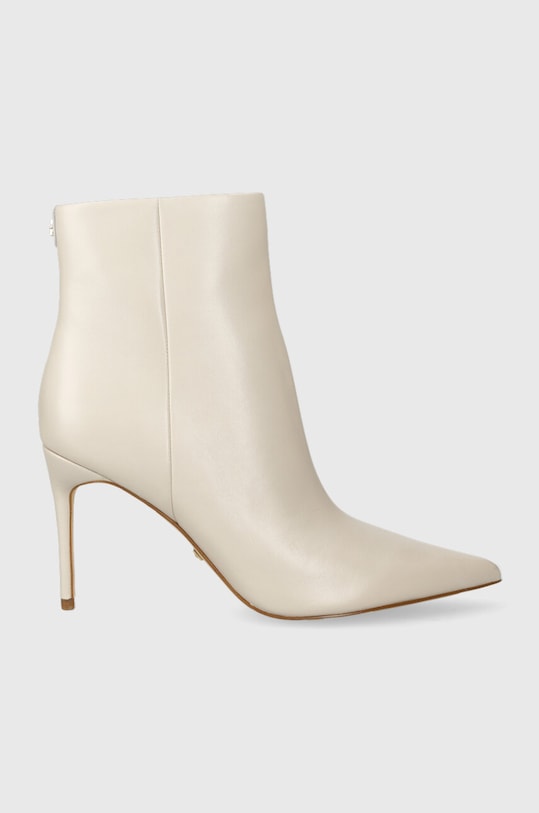 Кожени боти Guess RICHER гладка кожа бежов FL7RCH.LEA10.CREAM