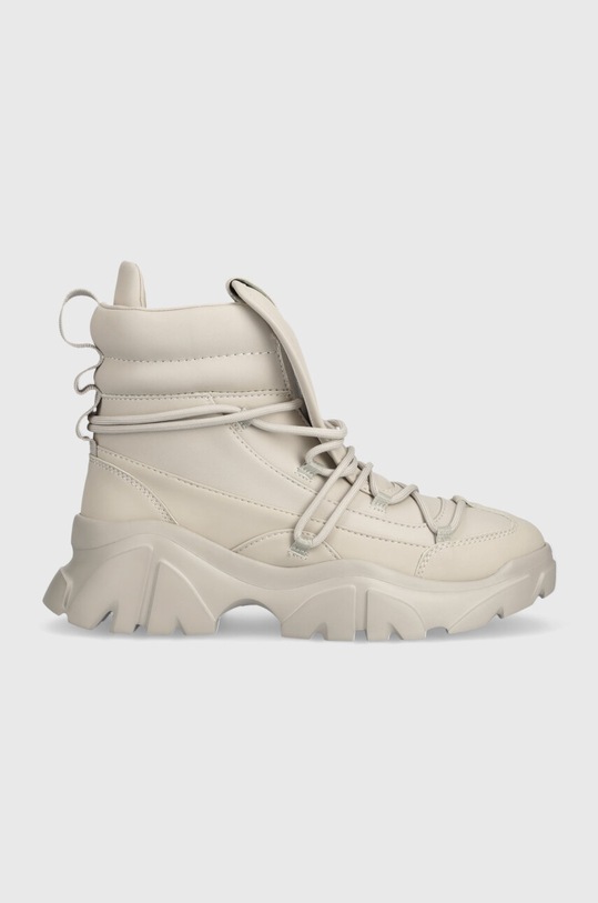 EA7 Emporio Armani sneakersy imitacja skóry licowej beżowy X8M001.XK228.R342