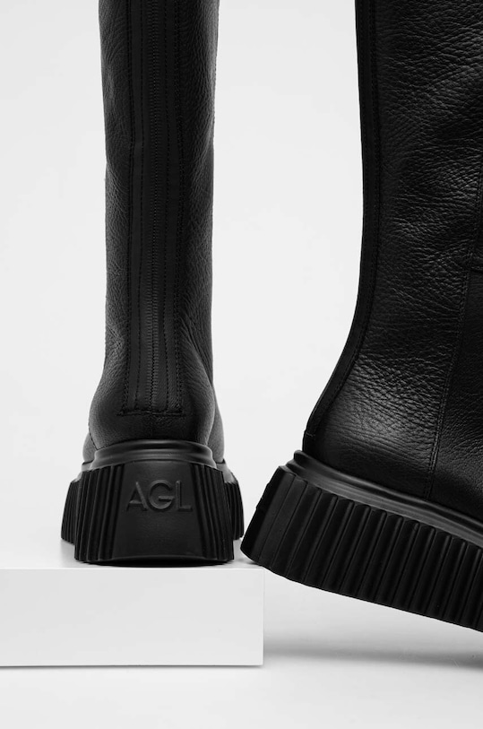 Obuv Kožené čižmy AGL MILAGROS BOOT D751560PGKI0121013 čierna