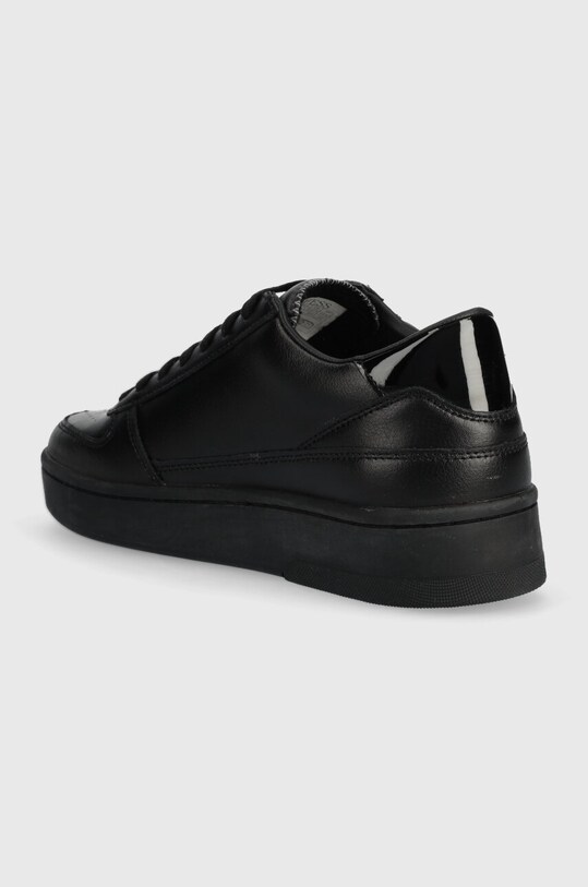 Obuwie Guess sneakersy skórzane SILINA FL7SIL.LEA12.BLACK czarny