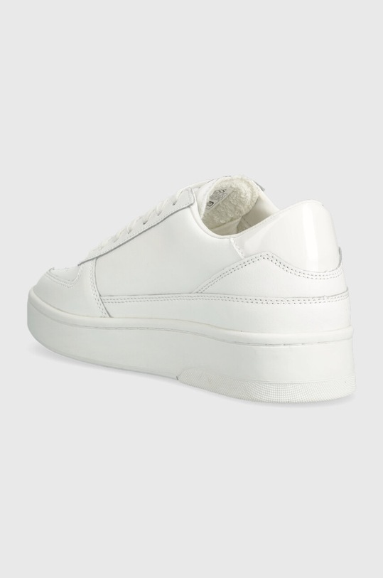 Obuwie Guess sneakersy skórzane SILINA FL7SIL.LEA12.WHITE biały