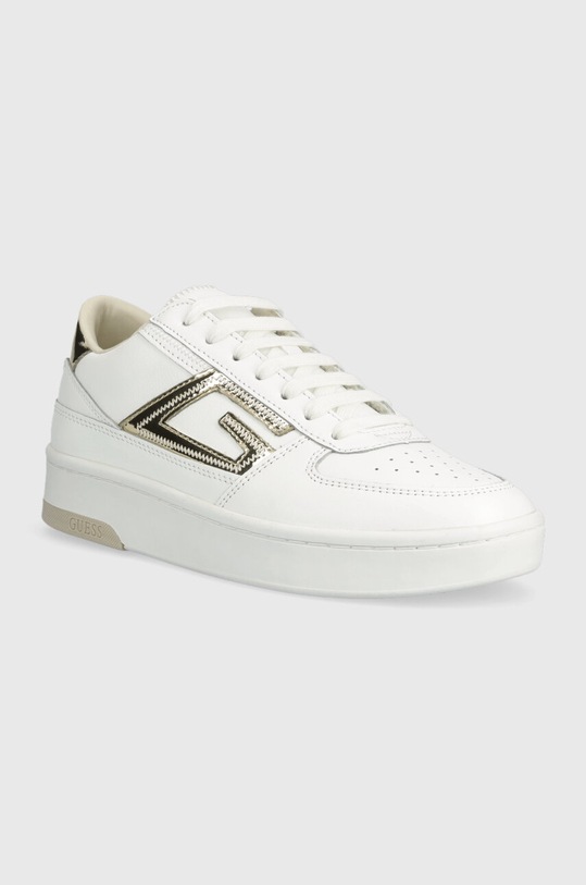 Guess sneakersy SILINA FL7SIL.LEA12.WHPLA biały AW23