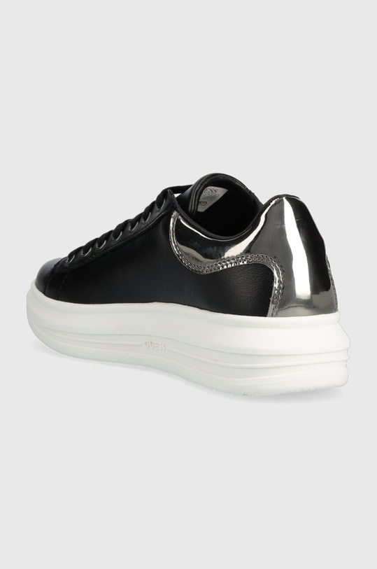 Obuwie Guess sneakersy skórzane VIBO FL7VIB.LEA12.BLKGU czarny
