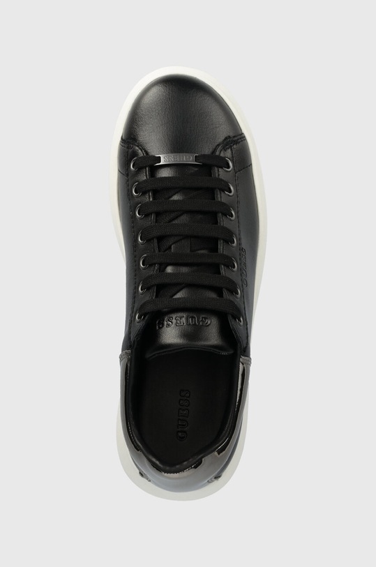 Guess sneakersy skórzane VIBO czarny FL7VIB.LEA12.BLKGU