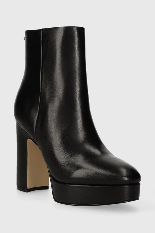 Шкіряні черевики Guess TEMELA FL7TML.LEA10.BLACK чорний AW23