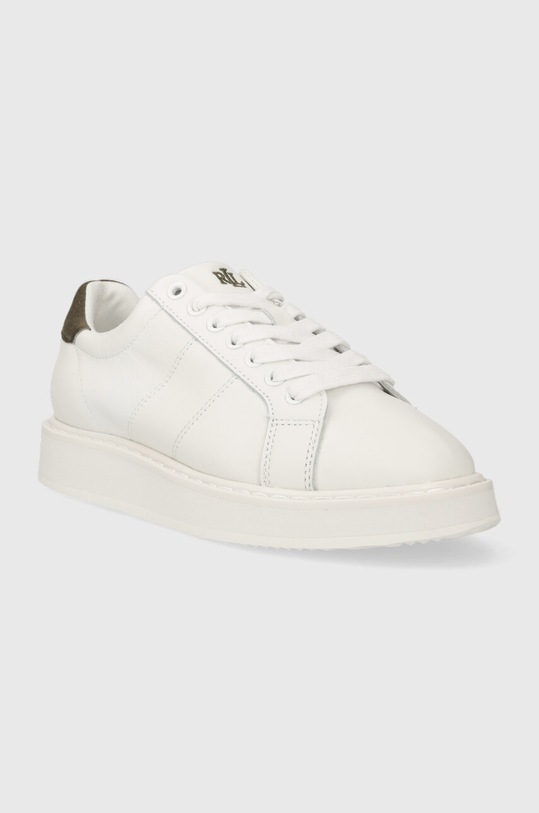 Lauren Ralph Lauren sneakersy skórzane Angeline 4 802912651003.100 biały AW23