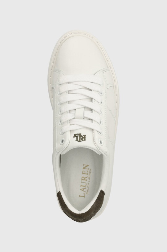 Lauren Ralph Lauren sneakersy skórzane Angeline 4 biały 802912651003.100