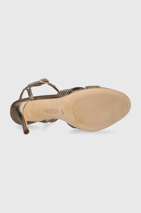 Lauren Ralph Lauren sandali in pelle Madelaine 802912330001.710 oro