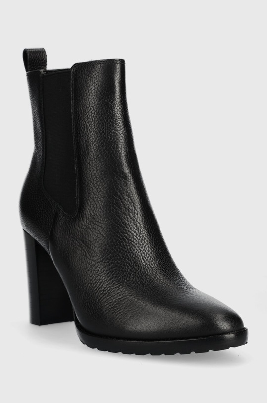 Kožené topánky chelsea Lauren Ralph Lauren Mylah 802912285001.001 čierna AW23