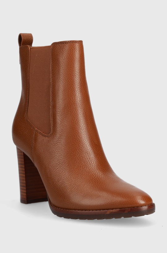 Lauren Ralph Lauren sztyblety skórzane Mylah 802912285002.270 brązowy AW23
