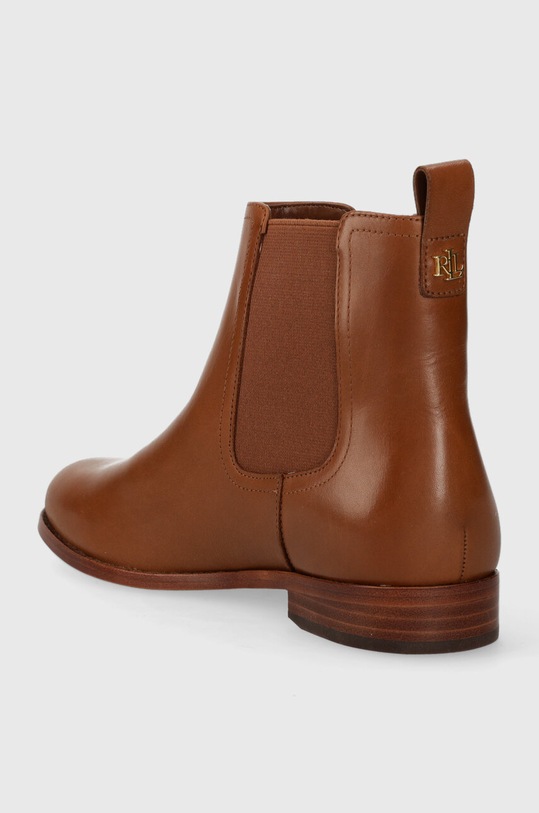 Boty Kožené kotníkové boty Lauren Ralph Lauren Brylee 802908354002.270 hnědá