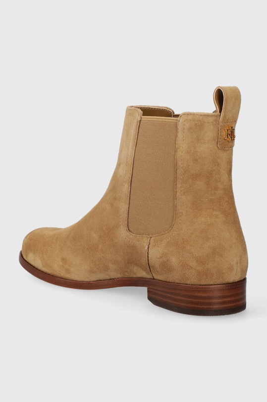 Obuwie Lauren Ralph Lauren sztyblety zamszowe Brylee 802912264001.260 beżowy