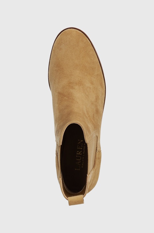 Lauren Ralph Lauren sztyblety zamszowe Brylee beżowy 802912264001.260