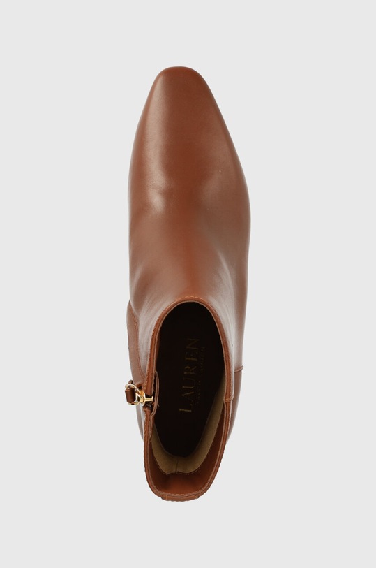 Lauren Ralph Lauren botki skórzane Willa brązowy 802912365002.270