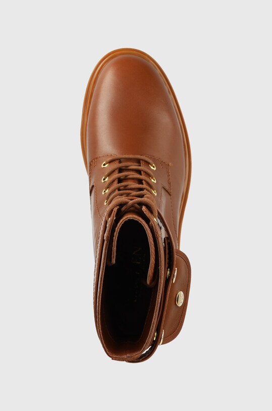 Lauren Ralph Lauren workery skórzane Cammie brązowy 802916475002.270