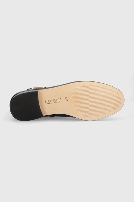 Kožené členkové topánky Lauren Ralph Lauren Briela 802912273001.001 čierna