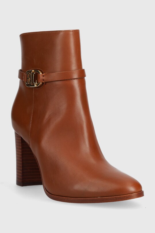 Шкіряні черевики Lauren Ralph Lauren Maxie 802912277001.270 коричневий AW23