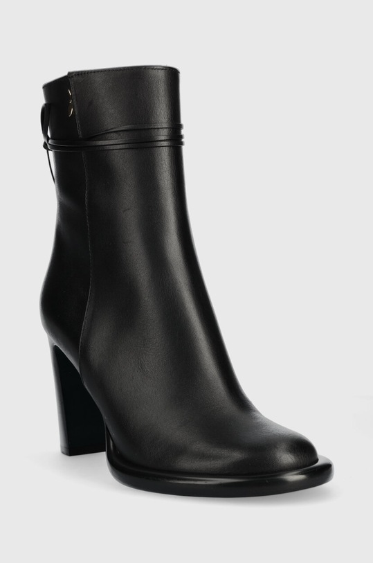 Kožené členkové topánky Patrizia Pepe 8Y0042.L078.K103 čierna AW23