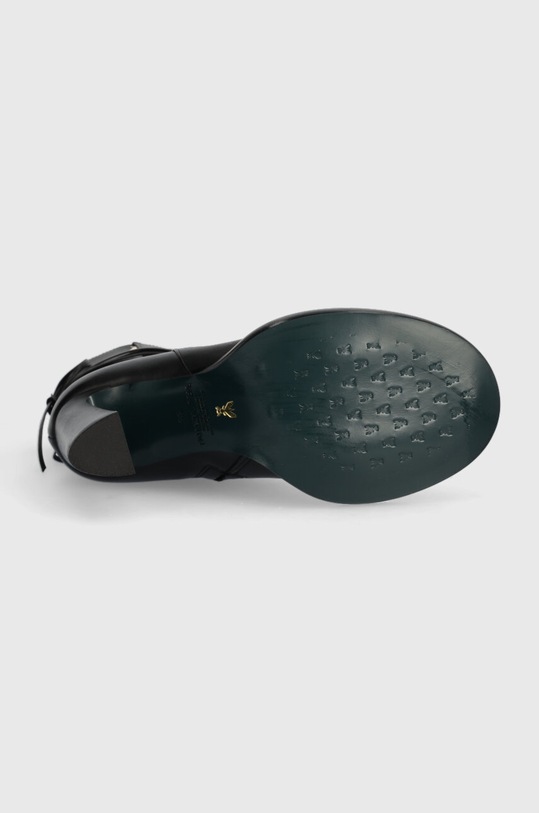 Kožené členkové topánky Patrizia Pepe 8Y0042.L078.K103 čierna