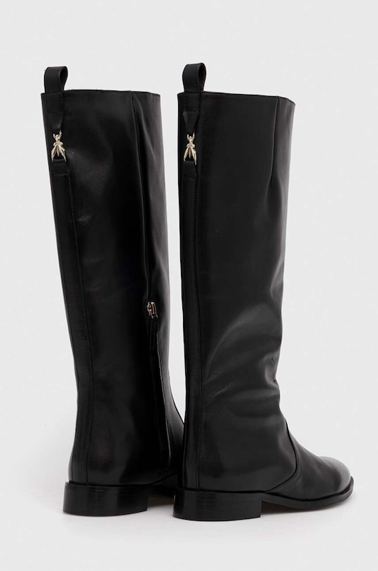 Cipők Patrizia Pepe bőr csizma 8Y0053.L078.K103 fekete